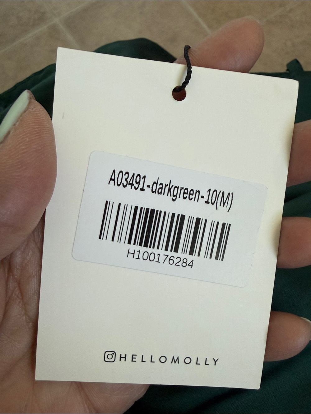Hello Molly Emerald Green Satin Slip Maxi Dress - Picture 7 of 10